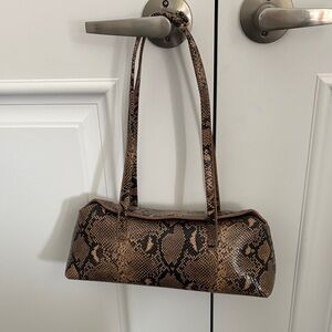 Snakeskin Pattern Women's Shoulder Bag